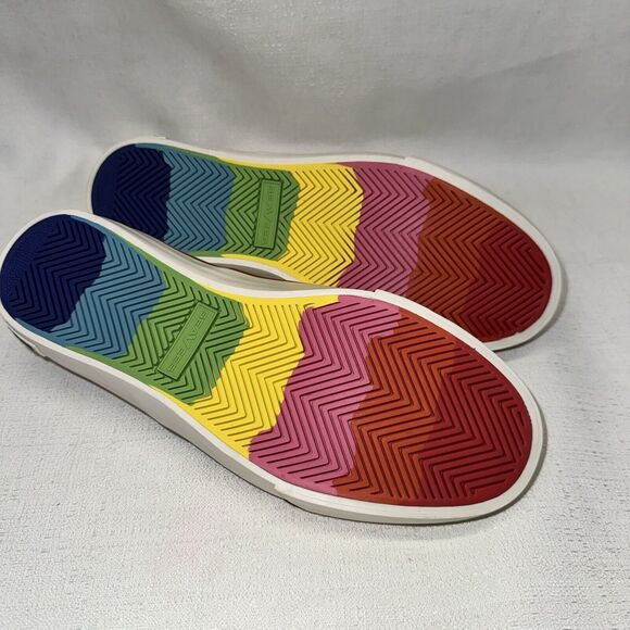 Seavees Legend Pride Cotton Poplin White Sneakers Sz. 7 - Picture 4 of 6